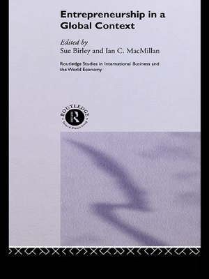 cover image of Entrepreneurship in a Global Context